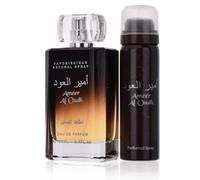 Lattafa Unisex Ameer Al Oudh Eau de Parfum & Body Spray Set