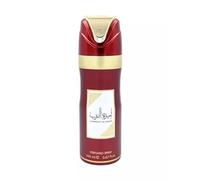 Ameerat Al Arab Perfumed Body Spray, 200 ml, Red and Gold
