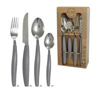 Amefa 2228GYAF31C40 Pure 24-Piece Cutlery Set Grey, Stainless Steel