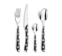 Amefa 24 Piece Cutlery Set Shiny Black