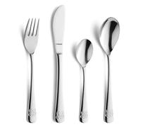 Amefa 43100G0006A40 Child's Cutlery 4-Piece in Gift Packaging Teddy Bear Design 18/10 Polished Stainless Steel