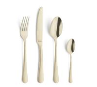 Amefa Austin 24pc Champagne 18/0 Cutlery Set in Gold | Size: 24 Pack Amefa Gold 24 Pack