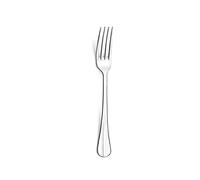 Amefa Baguette Set of 12 Dessert Forks, Stainless Steel 18/0, 177 mm Long, 18/0_430, Black/White