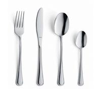 Amefa Bologna 24pc 18/0 Stainless Steel Cutlery Set in Silver | Size: 24 Pack Amefa Silver 24 Pack