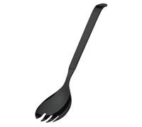 AMEFA Buffet Long Salad Fork, Salad Servers, Serving Fork for Catering and Buffet, Serving Cutlery, 18/10 Stainless Steel, Satined, Black, Length: 30 cm