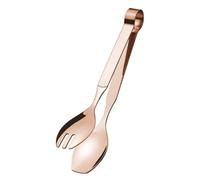 AMEFA Buffet Serving Tongs, Tongs for Pasta and Salads, Serving Cutlery Dishwasher Safe Stainless Steel 18/10, Satined, Copper, Length 20 cm