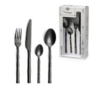 Amefa Canisse 16-Piece Cutlery Set, Matte Black