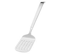 Amefa CC882 Buffet Slotted Turner, 12" | Slotted design drains grease and liquids easily, while the long handle provides a safe reach over hot buffet stations.