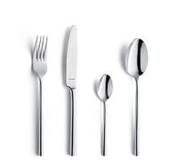 Amefa Colorado Cutlery Set for 4 People, 16 Pieces, Coffee Spoons, Dinner Forks, Dinner Spoons, Dinner Knives, 18/0 Stainless Steel Set & Blade Steel 13/0 Highly Polished, Cutlery Set Dishwasher Safe