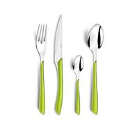 Amefa ECLAT 24-Piece Cutlery Set, Lime Green