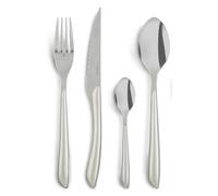 Amefa Eclat Metallics 16pc 18/0 Cutlery Set Pewter in Silver | Size: 16 Pack Amefa Silver 16 Pack