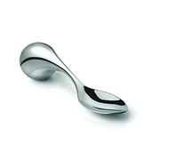 Amefa Integrale Dinner Spoon with Knob, Ergonomic, 18/10 Stainless Steel, Everyday Aid Cutlery, Dining Aid for Seniors, Rustproof & Dishwasher Safe, Silver, Desert Spoon