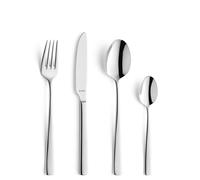 Amefa Martin 16-Piece Cutlery Set for 4 | 18/10 Stainless Steel | Mirror Polish | Dishwasher Safe | Contemporary Everyday Flatware