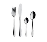 Amefa Modern Sure 24 Piece Cutlery Set for 6 - Gift Boxed - Stainless Steel - Teardrop Handle Design - Polished Mirror Finish - Dishwasher Safe