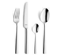 Amefa Moderno 16pc 18/10 Premium Stainless Steel Cutlery Set in Silver | Size: 16 Pack Amefa Silver 16 Pack