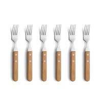 Amefa Pizza grill fork 6-pack Oak