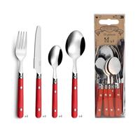 Amefa Pradel Essentiel Saxo Red Triangle Tube 16 Pieces