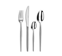 Amefa Soprano Cutlery Set | Cutlery 24 Pieces | Stainless Steel Highly Polished | Silver | 24-Piece Cutlery Set for 6 People