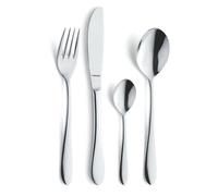 Amefa Sure Modern 16pc Cutlery Set in Silver | Size: 16 Pack Amefa Silver 16 Pack