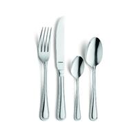Amefa Vintage Bead 24 Piece Cutlery Set for 6 People - Premium Stainless Steel Flatware - Classic Beaded Handle Design - Gift Boxed - Dishwasher Safe