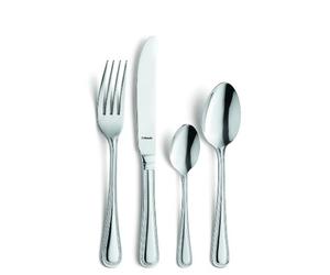 Amefa Vintage Bead 24 Piece Cutlery Set for 6 People - Premium Stainless Steel Flatware - Classic Beaded Handle Design - Gift Boxed - Dishwasher Safe