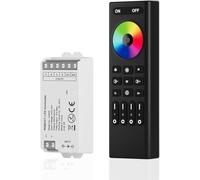 Amefil RGBCCT LED Controller with RF Remote Controll RC03R,C05RF Tuya 2.4GHz Wireless Remote Group Control Controller FCOB SMD PWM RGBCCT(+V R G B C W) LED Strip Dimming Change Color