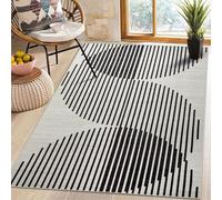 AMEHA Area Rugs for Bedroom - Cream Rugs Living Room 80x150 Cm Modern Floor Carpet - Geometric Boho Style Durable Super Soft Rug (Jett)