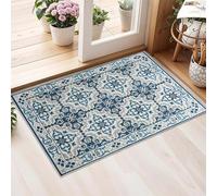 AMEHA Area Rugs Living Room - Vintage Rugs for Bedroom Modern Carpet - Traditional Design Super Soft Non Shedding Small Floor Rug Easy to Clean (40 x 60Cm, Luna)