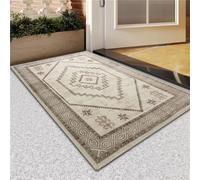 Ameha Cashmere Door Rug Living Room Bedroom Floor Radiant Geometric Pattern Rugs 60 X 110 Cm