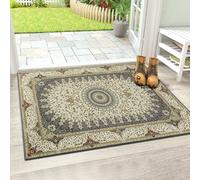 Ameha Cashmere Rug Grey Area Rugs For Living Room Soft Short Pile For Dining Room (Willow Grey, 60X110 Cm)