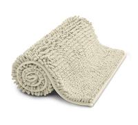 Ameha Cream Chenille Mat 50X80Cm, Extra Soft, Non-Slip, Absorbent Bath Rug & Doormat