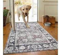 AMEHA Door Mat Indoor 80 x 150 cm Vintage Entrance Floor Mats Non Slip Washable Doormats Outside Dirt Trapper Heavy Duty Doormat Low Profile Super Soft Front Door Mat (Harmony)