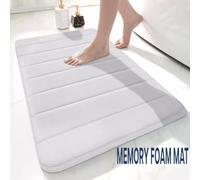 Ameha Non Slip Memory Form Mat 50 X 80 Cm Luxury Bedroom Door Rug Large Super Soft Bath Door Mats