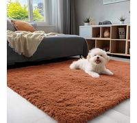 Ameha Shaggy Rug Super Soft Plush Fluffy Rust Area 120X170 Cm Carpet Bedroom Living Room Rugs