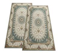 AMEHA Washable Door Mat Large Indoor 80 x 150 cm 2 Pack Welcome Front Doormats Inside Heavy Duty Dirt Trapper Floor Mats, Super Soft Non Slip Doormat for Hallway (Willow)