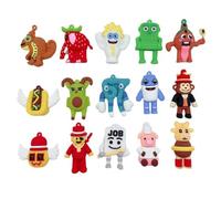 AMEHOAT Italian Brainrot Action Figures Set, Italian Brainrot Toys,Tung Tung Tung Sahur Figures,3D Collectible Figures Tralalero Tralala Desk Toy Gifts for Fans,Colleagues,Friends (15PCS)
