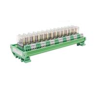 AMEHRU 14 Channel 1 SPDT DIN Rail Mount G2R 12V DC/AC Interface Relay Module