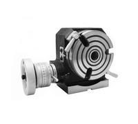 AMEHRU 5" HV5 127mm Indexing Plate Rotary Table Vertical & Horizontal with 100mm CNC Lathe Chuck for Grinding Milling Machine(With K12-100 Chuck)