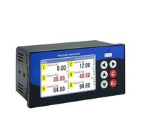 AMEHRU Multichannel Data Recorder PT100 Temperature Sensor Datalogger Color Screen Display Digital Curve USB Data Transfer Analog(6 Channels)