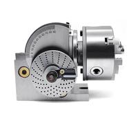 AMEHRU Three-jaw Chuck Milling Dividing Indexing Head Machine Rotary Table Universal Indexing Plate Rotating Vertical Horizontal