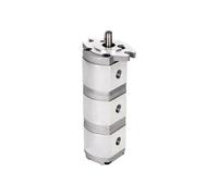 AMEHRU Three-stage Pump HGP-111A-F7-7-7R Triptych High Pressure Pump Hydraulic Triple Gear Oil Pump(HGP-111A-F8-2-2R)