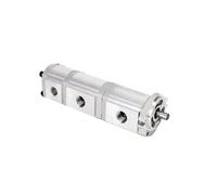 AMEHRU Three-stage Pump HGP-333A-F-R 6-30ML/R Triptych High Pressure Pump Hydraulic Triple Gear Oil Pump(HGP-333A-F30-11-11R)