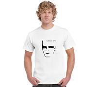 Ameiva Apparel Tubeway Army T Shirt (Medium, White with Black Design)