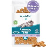 AmeizPet Immunity System Cat Dry Food, Cat Vitamin Treats, Healthy Bites Cats Treats - Crunchy Cats Biscuits 65 g (2.3 oz)
