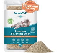 AmeizPet Silvervine Dust for Cats, Catnip Alternative for Training & Play, Cat & Kitten Behaviour Dust 35g (0.08 Oz)