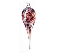 Amelia Art Glass Birthstone Teardrop June Pearl