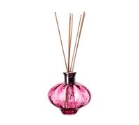 Amelia Art Glass Glass Reed Diffuser Oval in Optic Pink