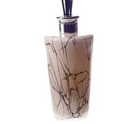 Amelia Art Glass Large Conical Reed Diffuser - Cream Marble