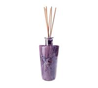 Amelia Art Glass Large Reed Diffuser Conical in Violet Marble