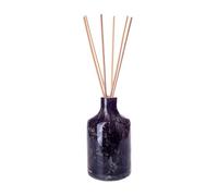 Amelia Art Glass Reed Diffuser Apothecary in Black Marble